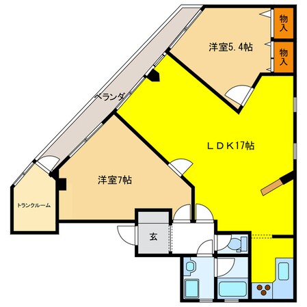 エクセレントパセールの物件間取画像